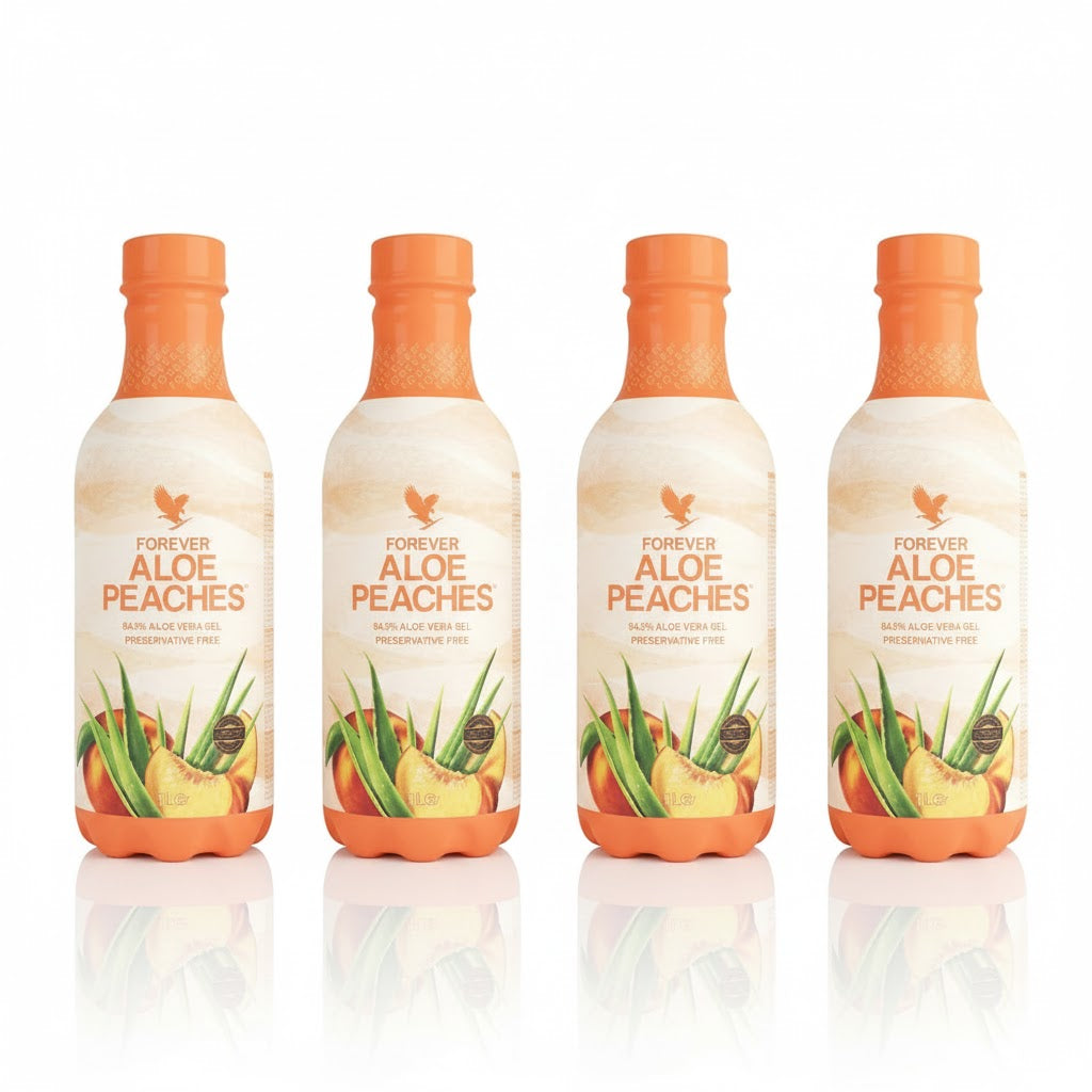 FOREVER Aloe Vera Gel 1L – 4 Bottle Pack, Same Flavor