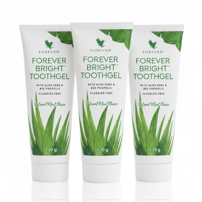 FOREVER Bright® Toothgel – Aloe Vera Toothpaste | 1 / 3 Tubes